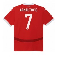 Rakúsko Marko Arnautovic #7 Domáci futbalový dres ME 2024 Krátky Rukáv